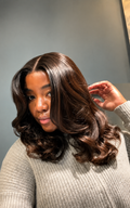 16'' Layered SDD Raw Hair 5x5 HD 400g