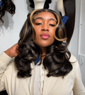 Raw hair 490g HD lace