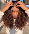 Raw hair curls HD lace