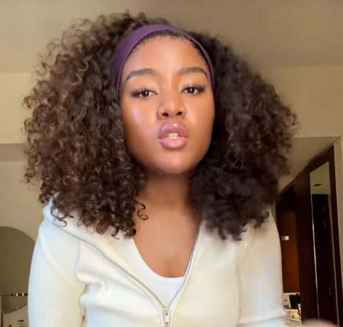 14'' SDD Raw curls frontal hd lace 300g